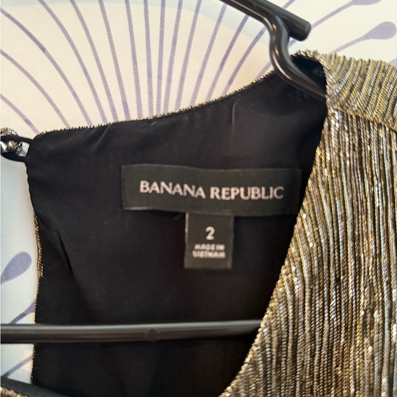 Banana Republic Gold Midi Dress - Picture 2 of 5